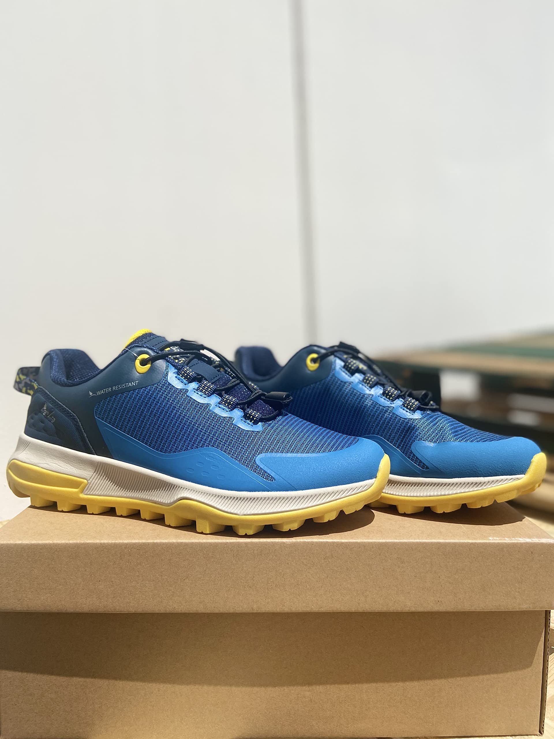 KGS Buty turystyczne/alpinizm mieszane H/F - Wodoodporne trampki antypoślizgowe - Komfort i trwałość - Niebieski, Niebieski, 44 EU