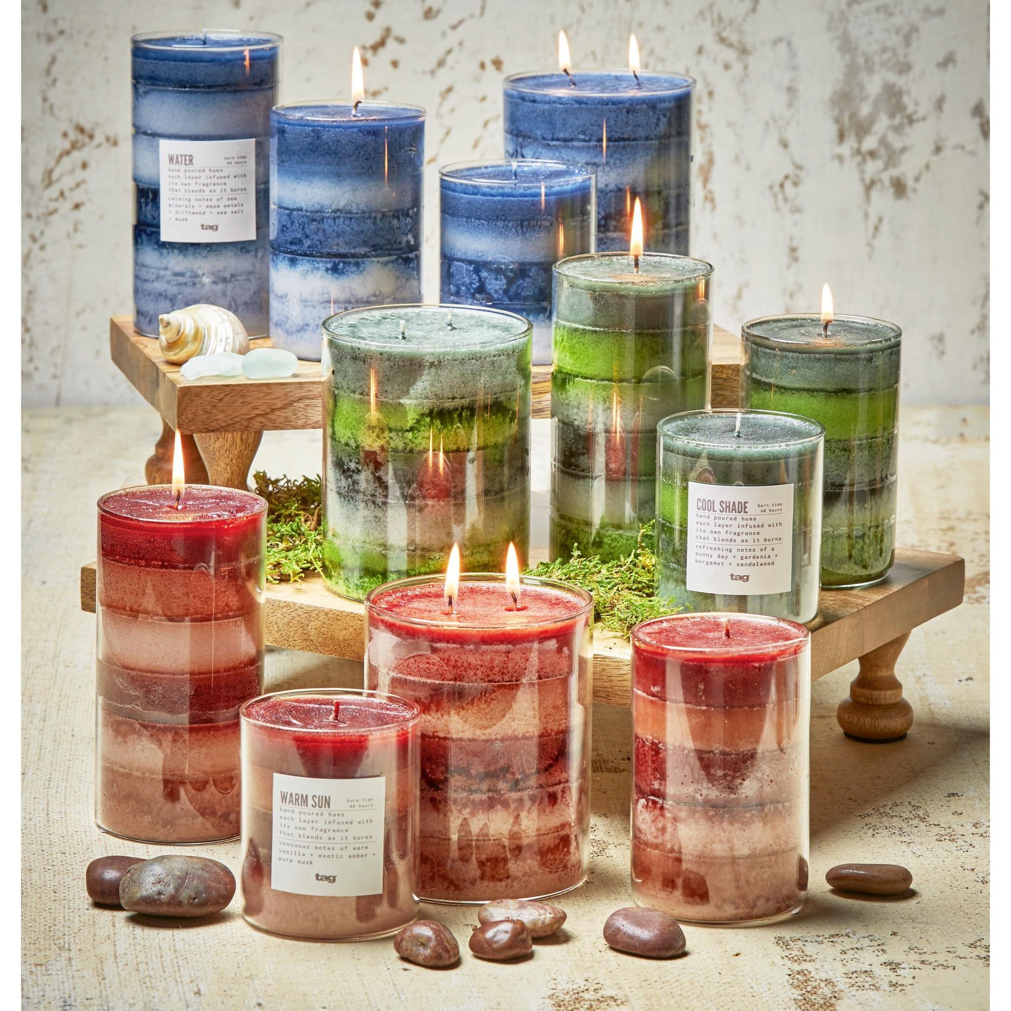 Raz Imports Holiday Candles 2023 3.5
