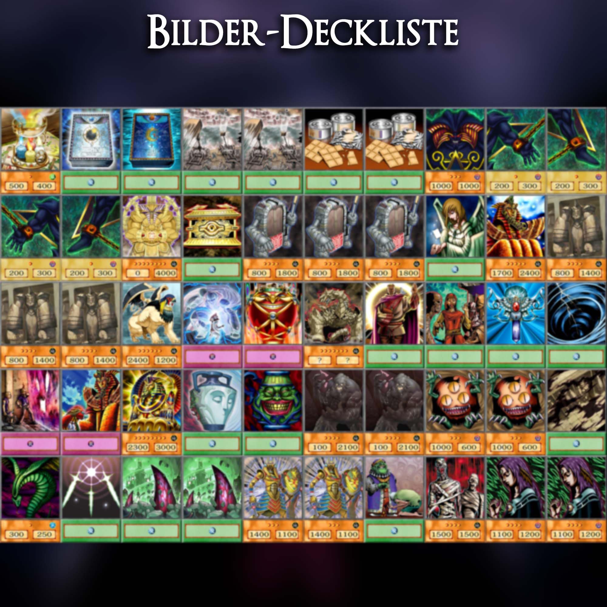 APD.Ot. Yugioh Orica Anime Style 50 Cards Deck: Amazon.de: Toys