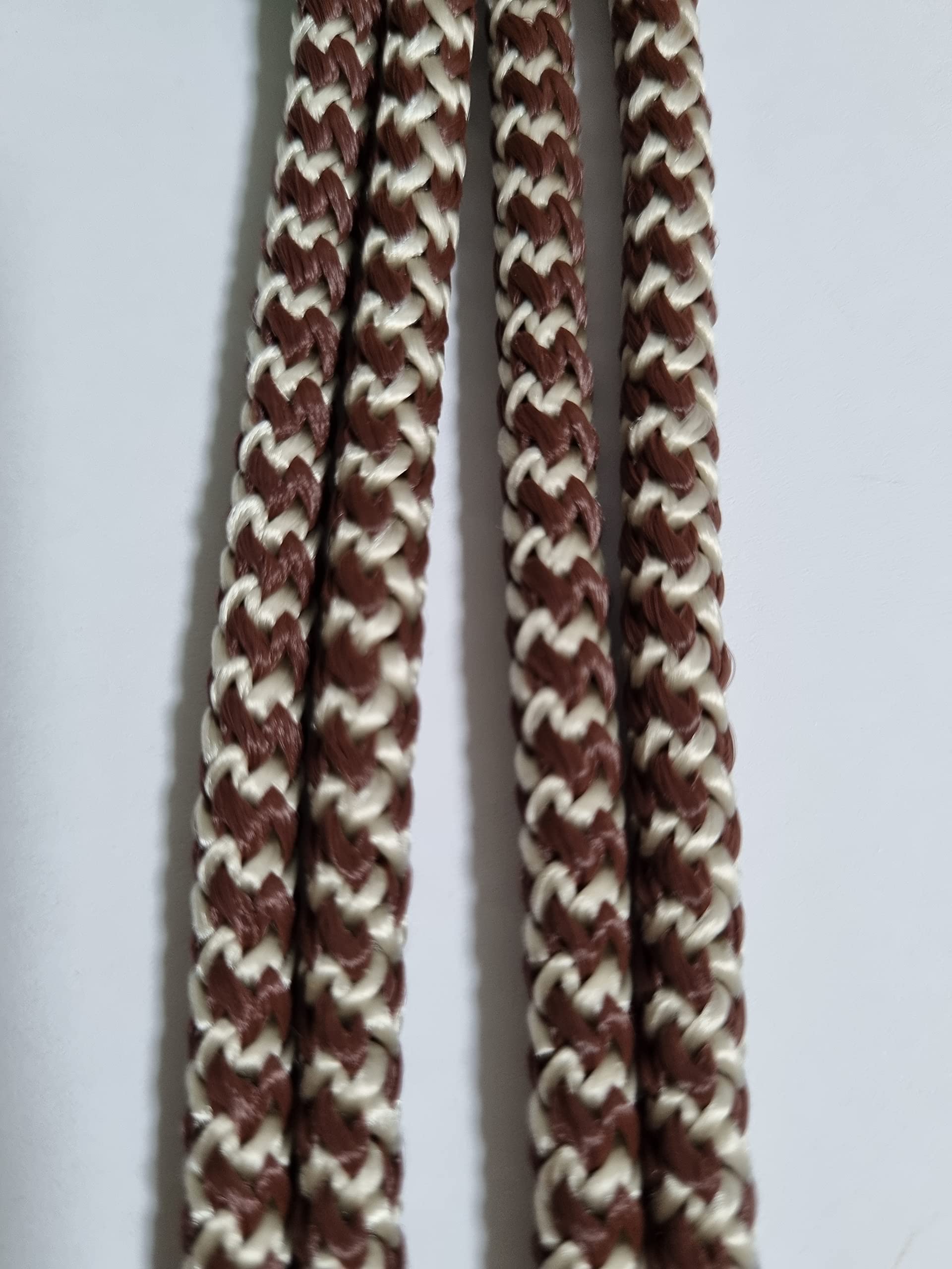 TENDA ANTIMOSCHE PER PORTA IN CORDA modello BRAID cm.120x230 (beige/marrone)