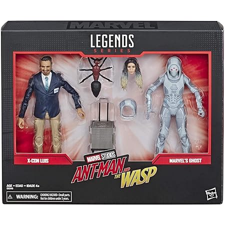 Amazon アントマン ワスプ ハズブロ マーベルレジェンド 6インチ アクションフィギュア 2パック ルイス ゴースト Ant Man And The Wasp 19 Marvel Legends 6inch 2pack X Con Luis Ghost 映画 最新 マーベル Mcu レジェンズ