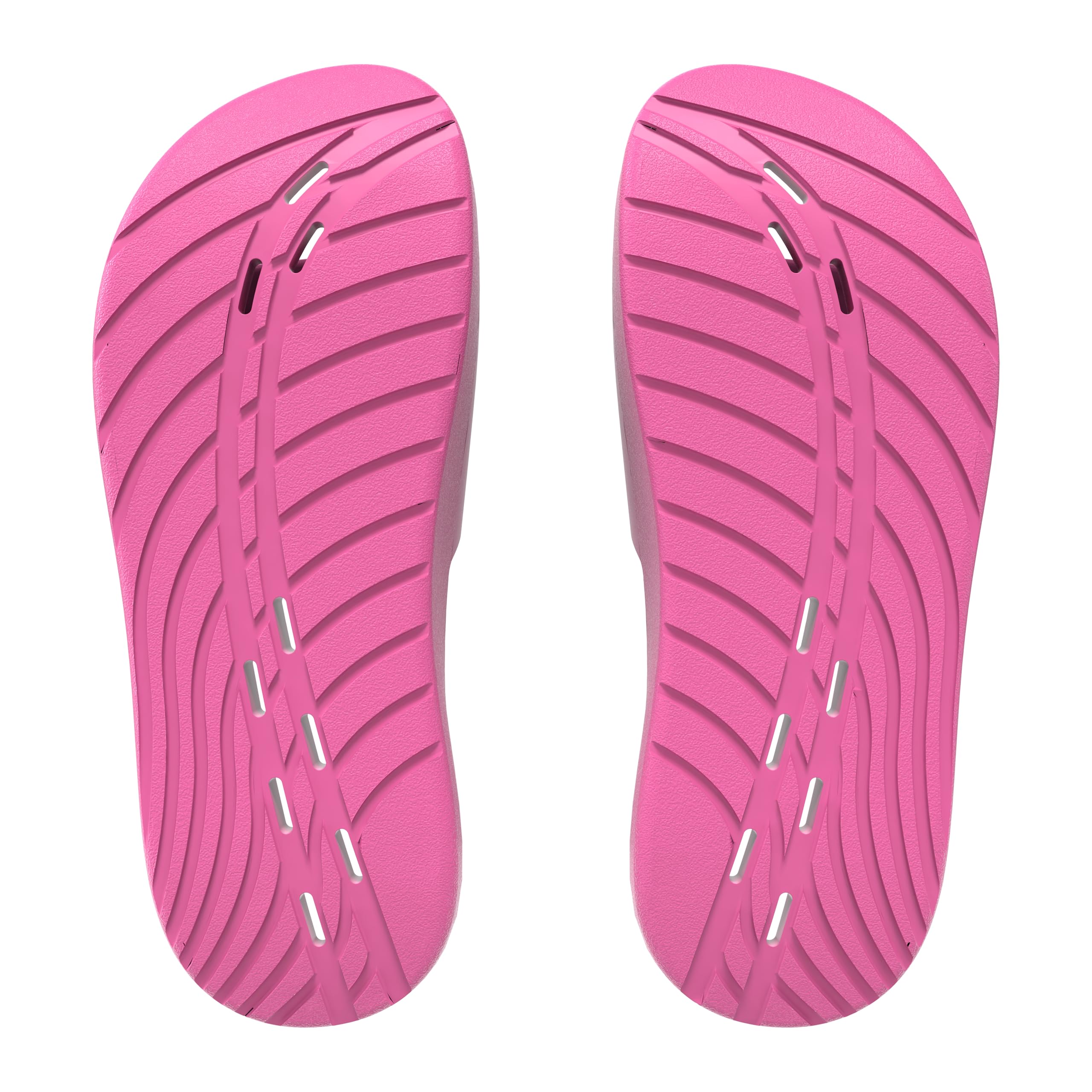Speedo Slide J Sandalias, por Junior Unisex, Rosa/Blanco, 29.5