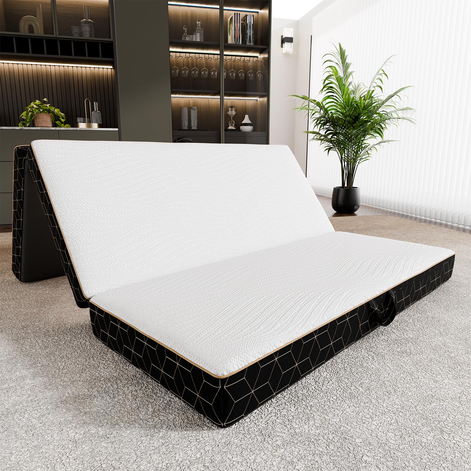 Photo 1 of GEMBED Tri Folding Mattress Twin Size - 6Inch Foldable Floor Sofa Bed