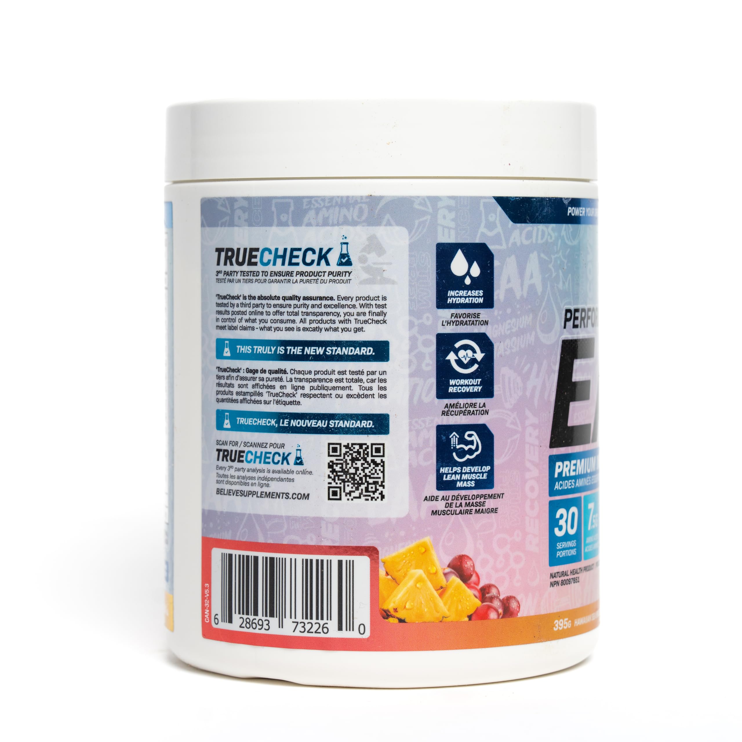 Believe Supplements Performance EAA | Essential Amino Acids, L-Citrulline Malate, Electrolytes | Boost Muscle Recovery, Performance & Hydration | 30 Servings (Hawaiian Sea Breeze) — Amazon image 8