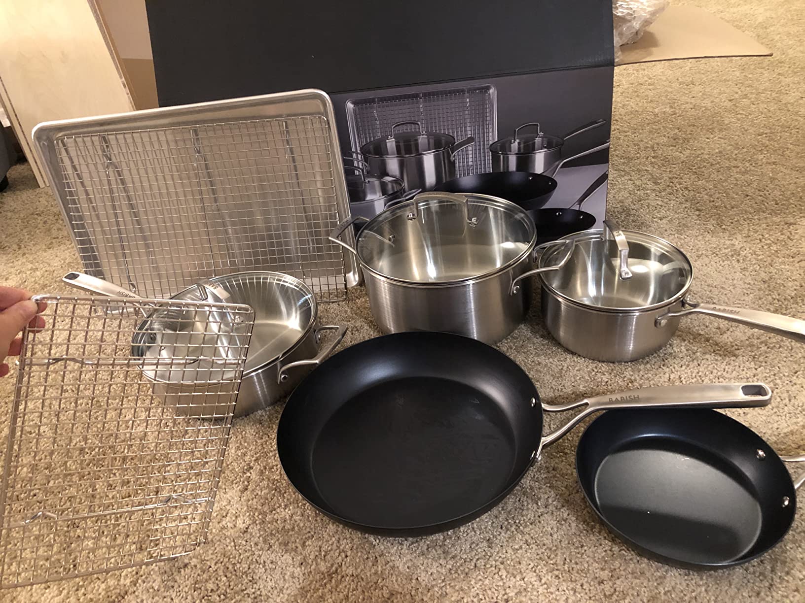 33/mo Finance Babish 12Piece Mixed Material (Stainless Steel