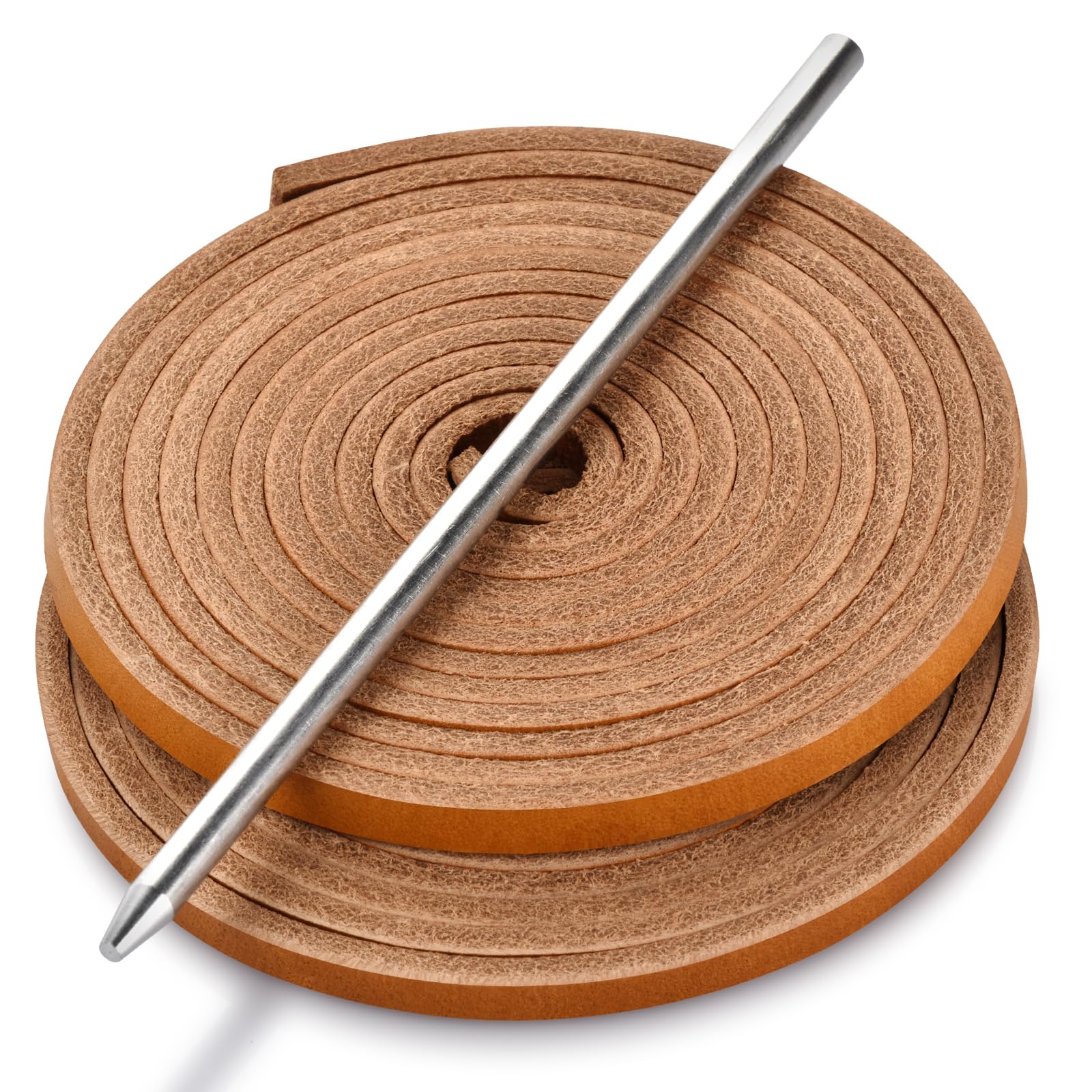 Softball and Baseball Glove Lace Kit - Mitt Leather Lacing Repair in Baseball Gloves - Deluxe Relacing - 2 Leather Laces