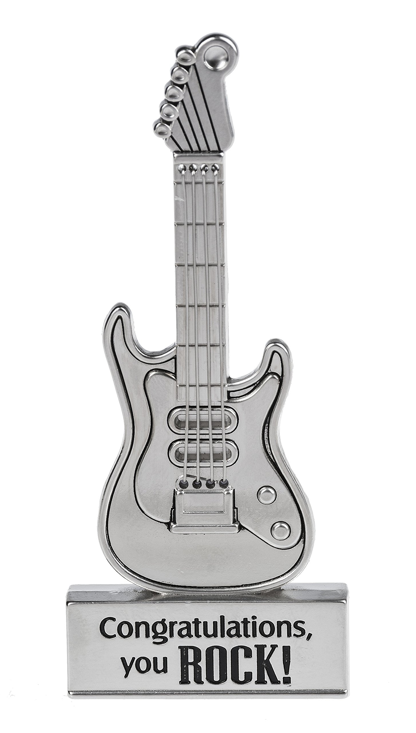 Guitare Électrique figurine zinc, le cadeau de bureau parfait pour motiver vos proches