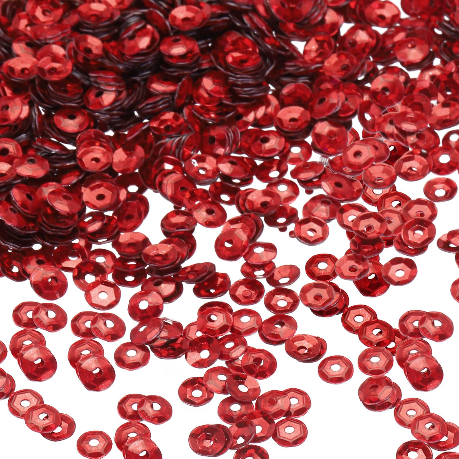 QUARKZMAN Paillettes En Vrac 4mm Paillettes Laser 3000Pcs