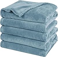 Vista 51 de PHF - Cobija de vellón ultrasuave Queen, sin desprendimiento, sin bolitas, acogedora cobija ligera de 8.85 oz/yd² para cama, sofá, silla, para todas