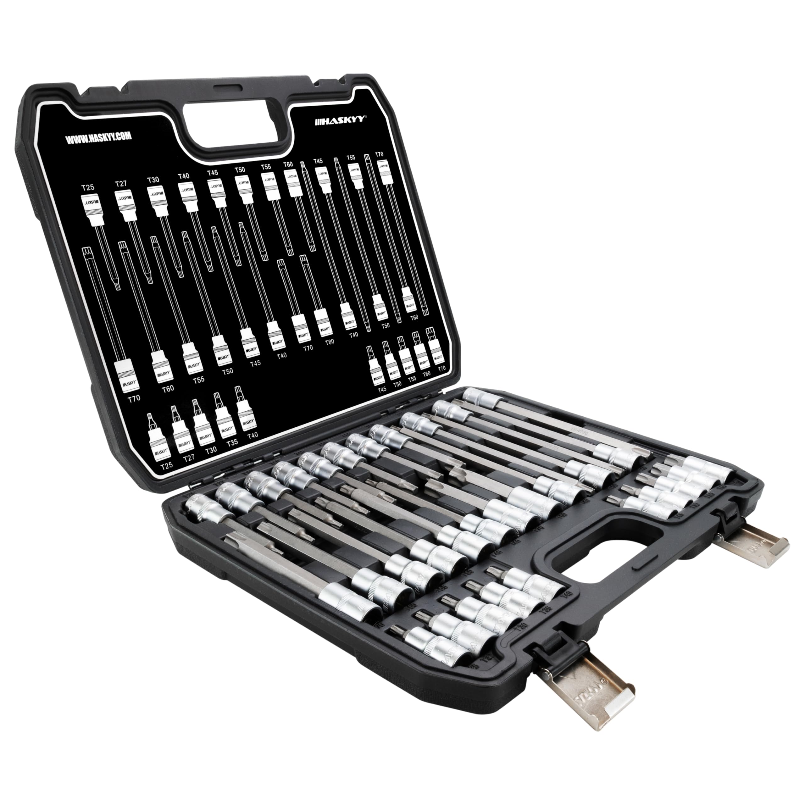 Punte Per Cacciavite Torx T30 T40 T45 T50 T55 T60 T70 Set Di Punte Per Cacciavite Elettrico Per Chiave A Cricchetto Set Di Punte Per Cacciavite Torx T45