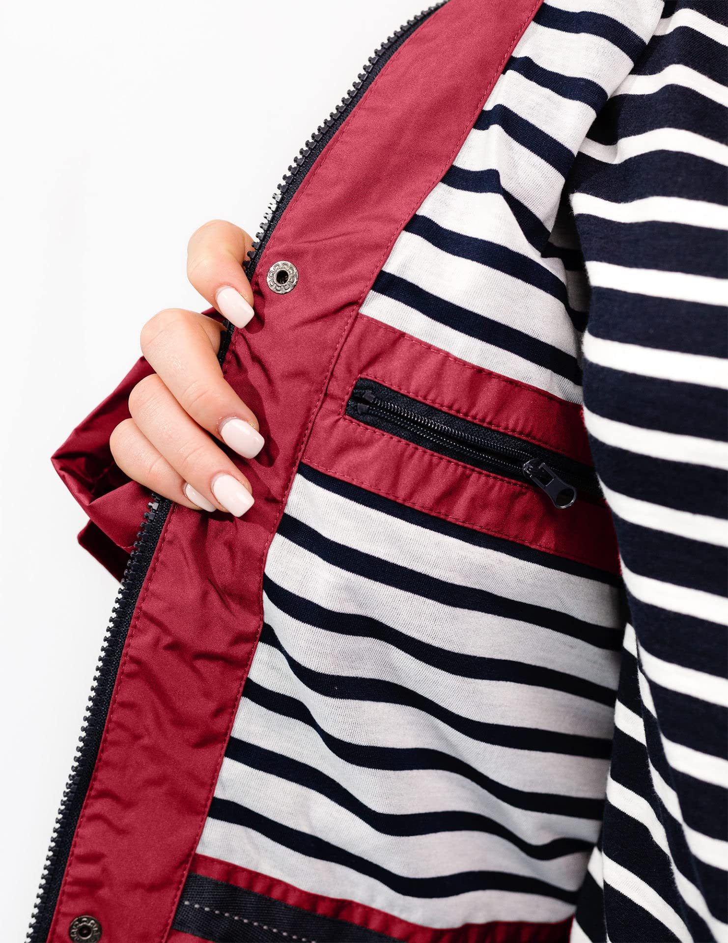 Breizh Ocean - Parka imperméable Femme FAURAY, Coutures thermosoudées - Grandes tailles disponibles du XS au 4XL