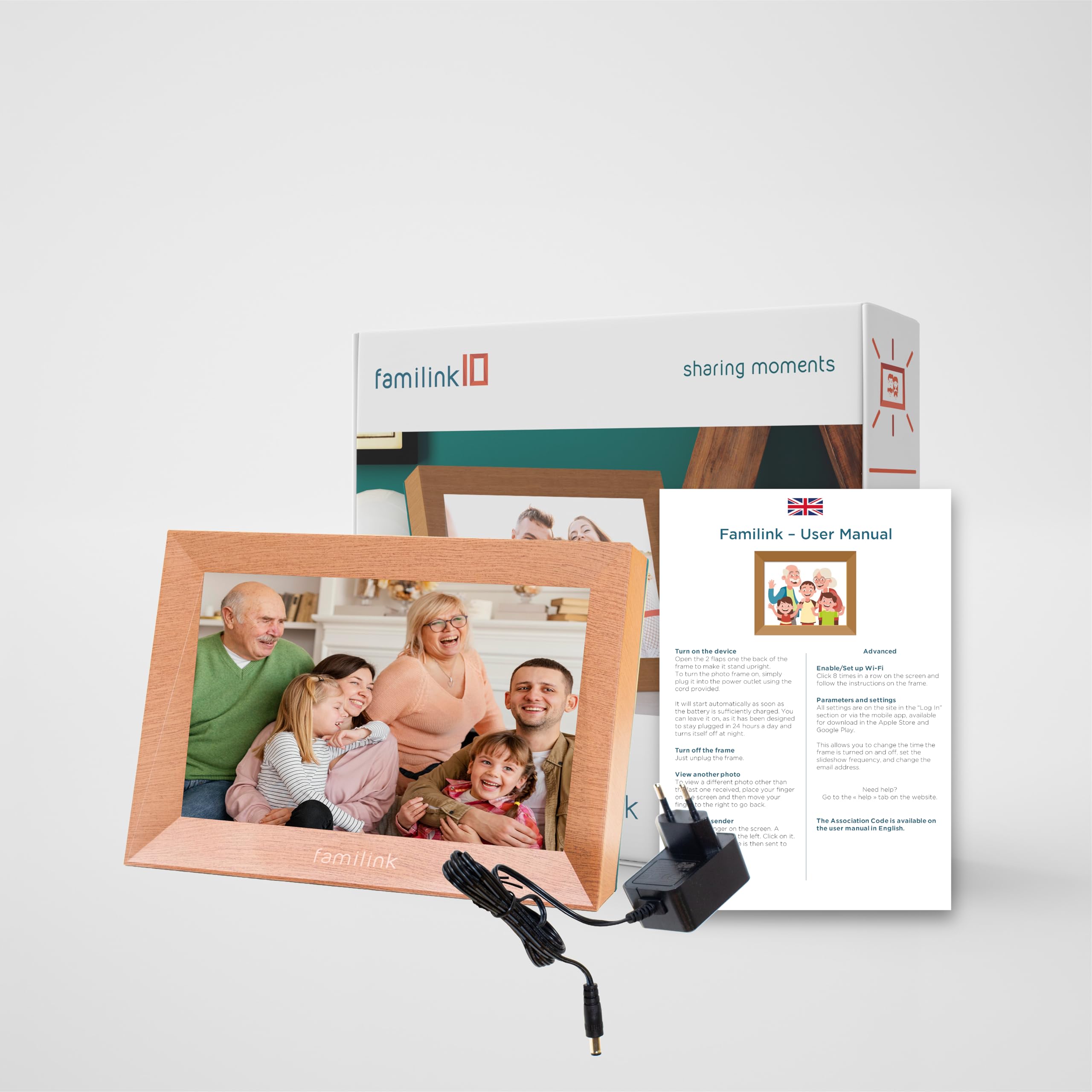 Cadre Photo numérique 4G pour Les Grands-Parents - Fonctionne avec 4G ou avec Wi-FI - Partagez Facilement des Photos avec Vos Proches - Écran 10 Pouces