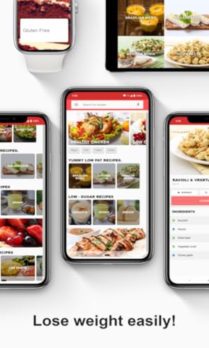Receitas para perder peso: app de receitas saudáveis