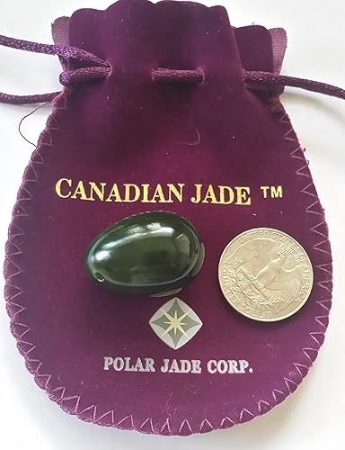 Miniatura 10 de Juego de 3 huevos de jade nefrita auténticos, más lujosos, exquisitos y curativos, perforados, 3 tamaños grande, mediano y pequeño