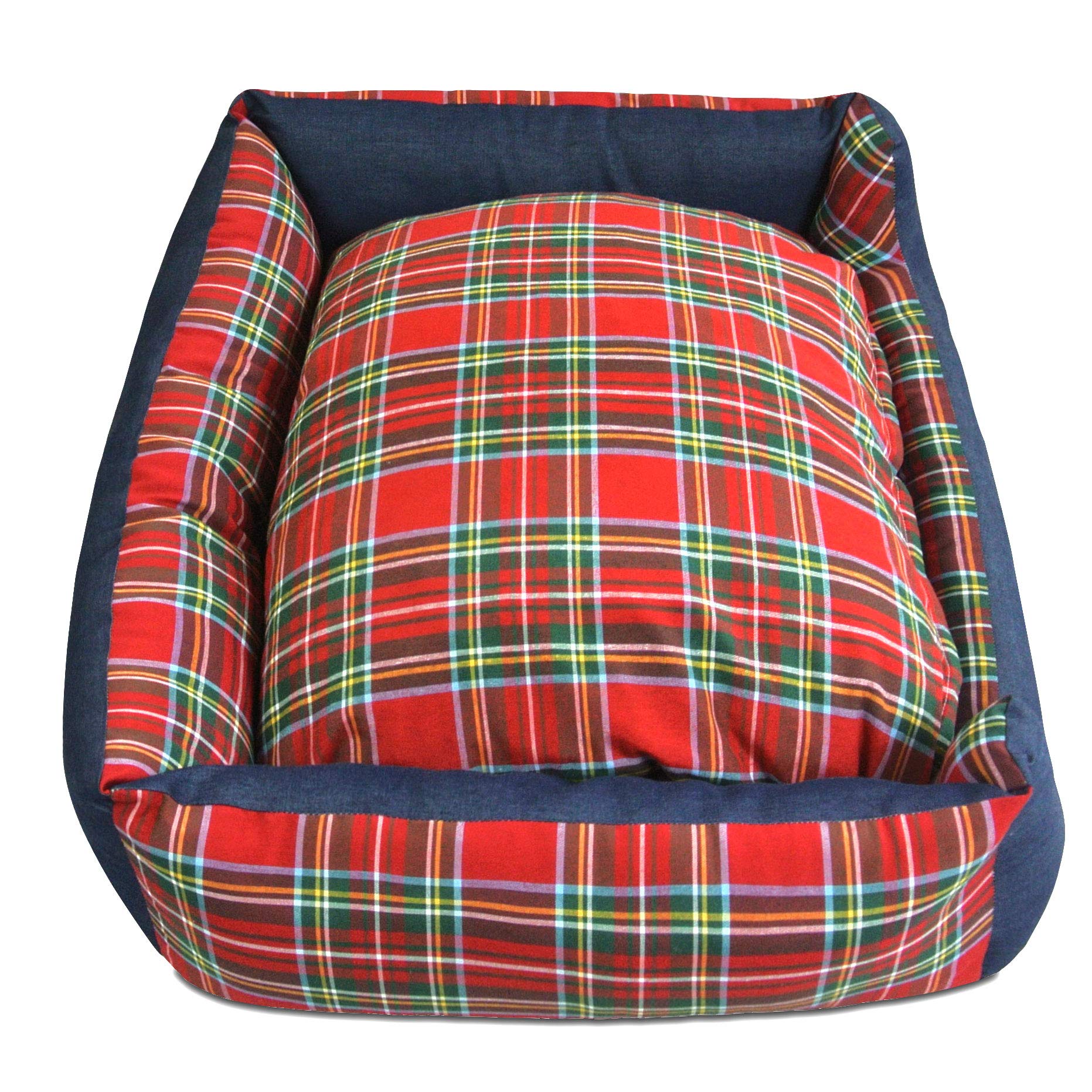 Baldiflex - Cuccioletti, Materassino Cuccia Letto Cuscino Morbida per Cane e Gatto Skipper con Cuscino in Memory Foam, 70x50cm