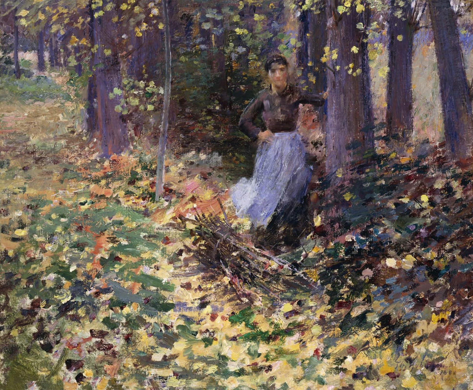 POSTERIIk Vintage Print Pop Art Landscape Artwork Autumn Sunlight by Theodore Robinson Art Prints for Office Home Decor 60x90cm