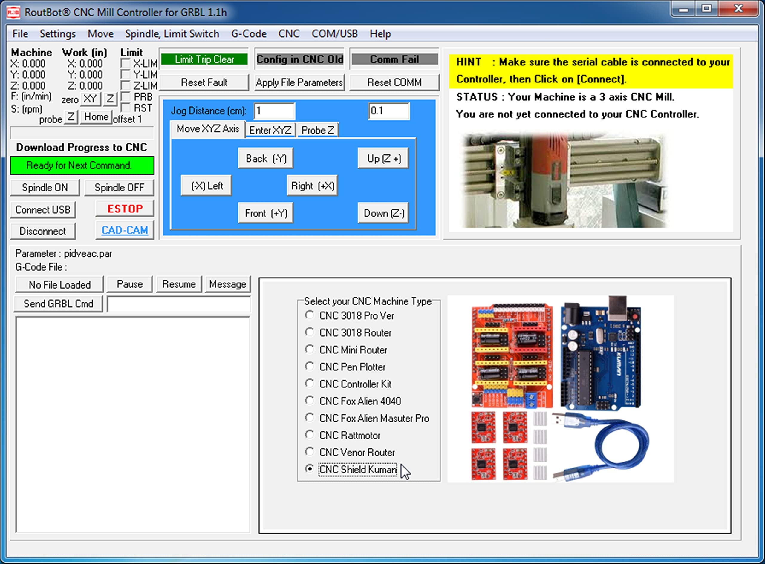 CAD CAM CNC 3018 3020 1610 Mill Software plus tutorial videos RoutCad Standard. Three easy steps all in one integrated program: 1-design, 2-define machine sequence, 3-drive cnc.
