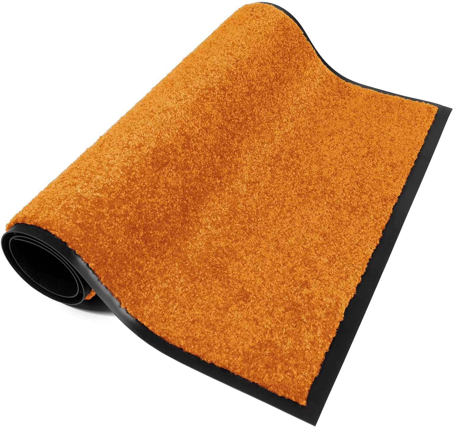 KARAT - Tappetino antimacchia - Zerbino per porta lavabile e ultra assorbente - Tappetino per porta posteriore e superficie antiscivolo - Use&Wash, 120 x 300 cm, arancione 107