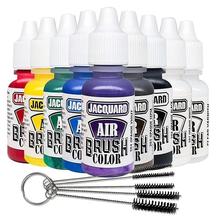 Buy Jacquard Airbrush Paint Set Made in USA Opaque Air Brush Paint