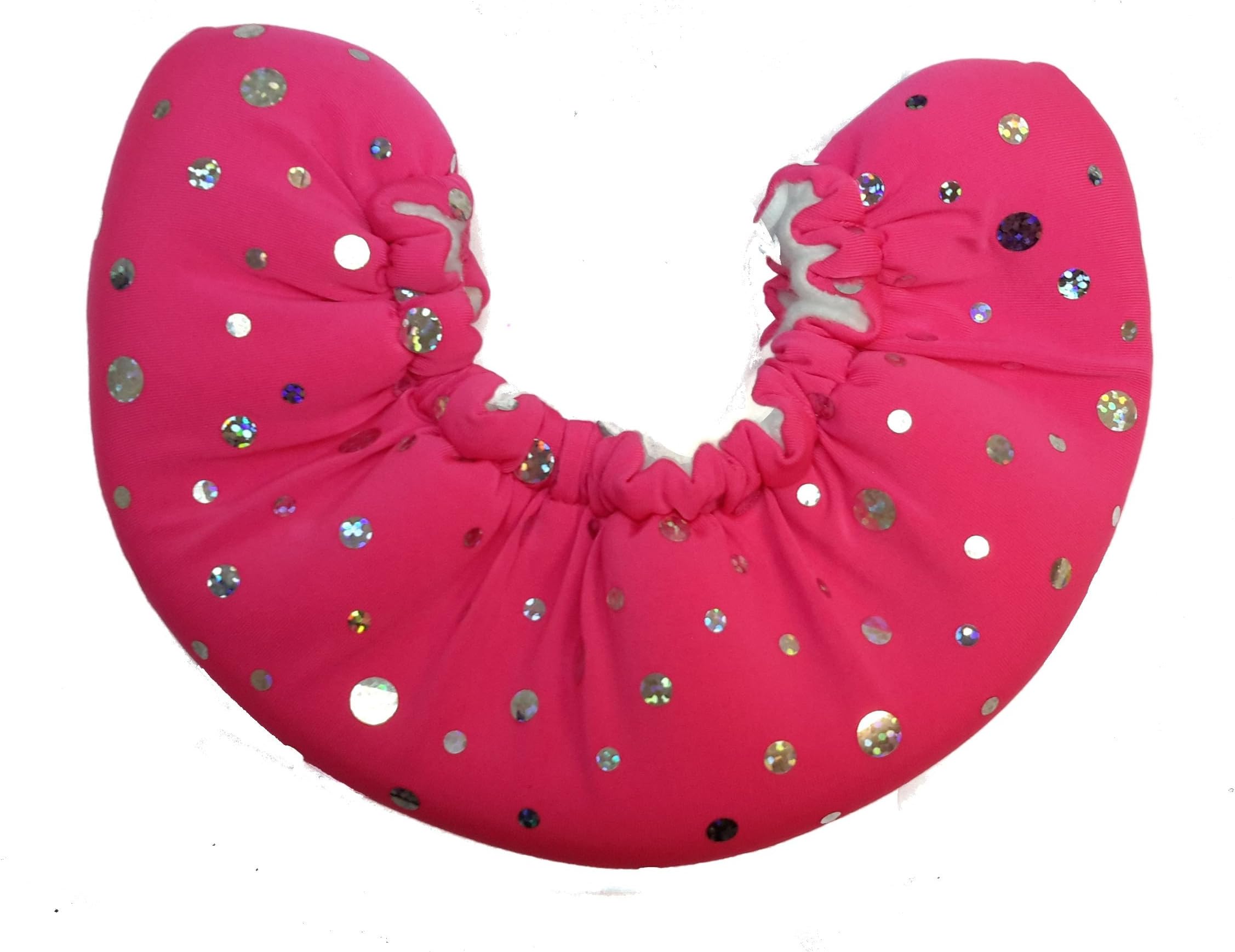 Igloo Sports Hot Pink Large Holo Dot ice Skate soakers, ice Skate Blade Covers