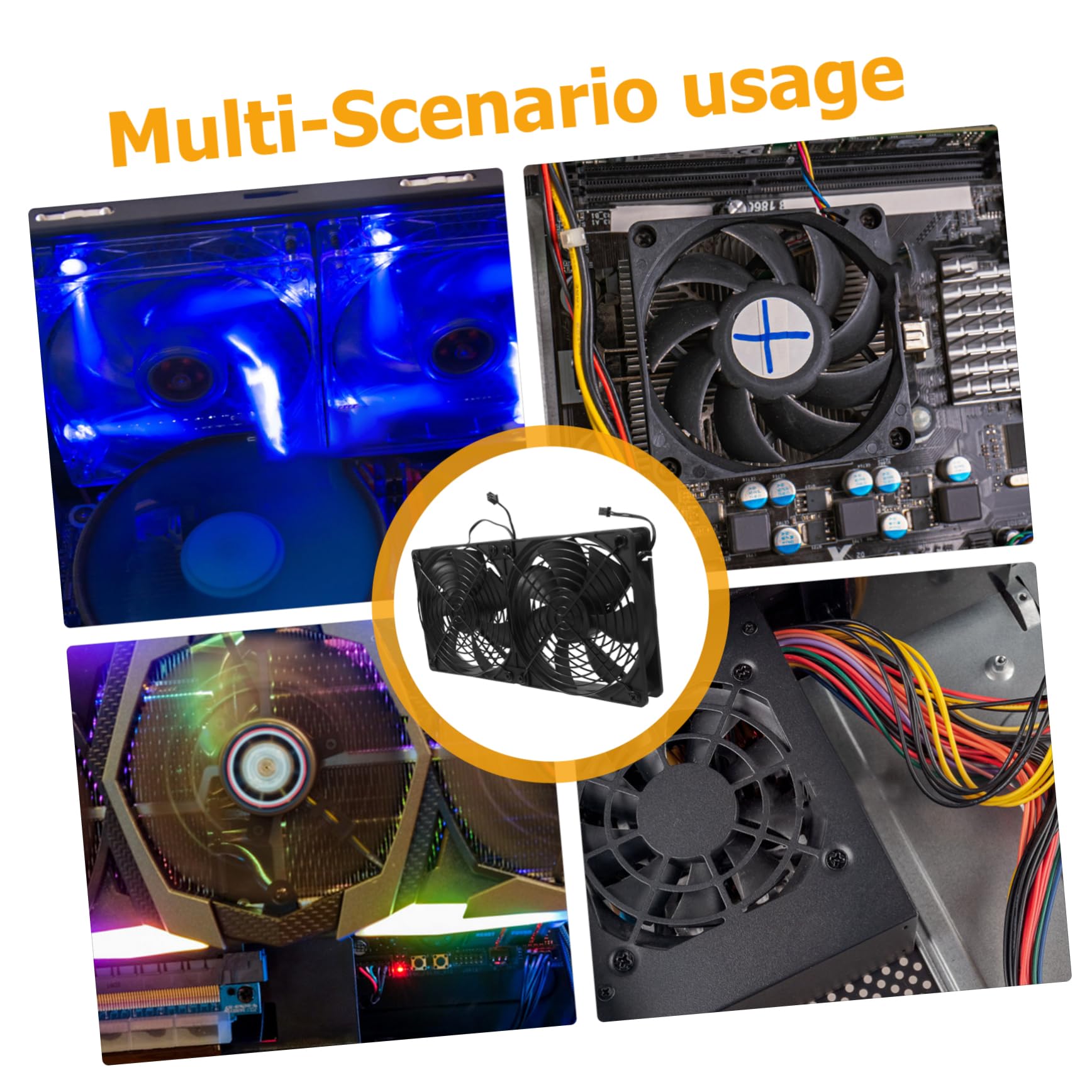 Mobestech Radiador Intercambiador De Calor De Aluminio Kit De Refrigeración Líquida Para Pc Con Disipador De Calor y Ventilador Para Sistemas De Refrigeración Por Agua