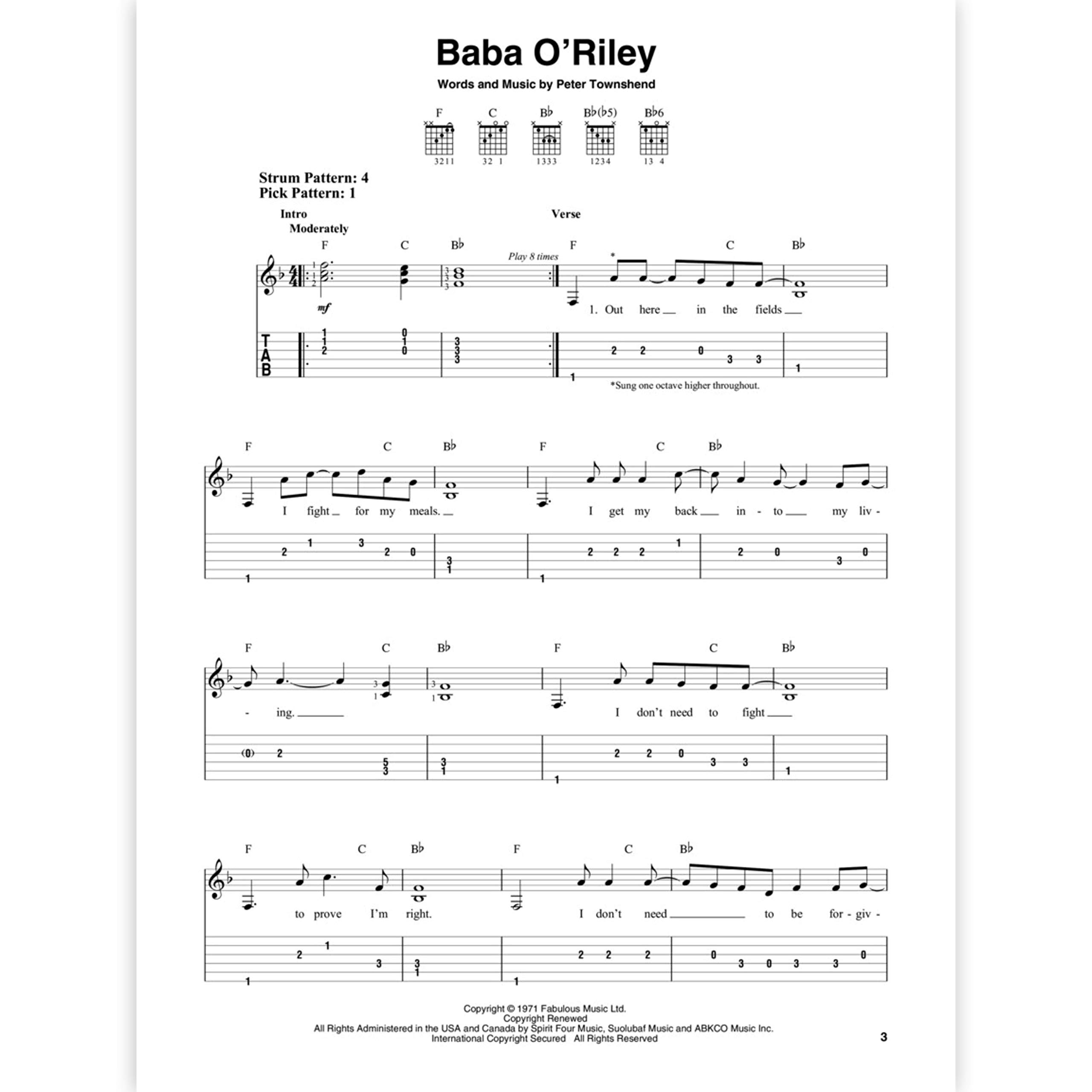 The Who - Easy Guitar Songbook - Image 4