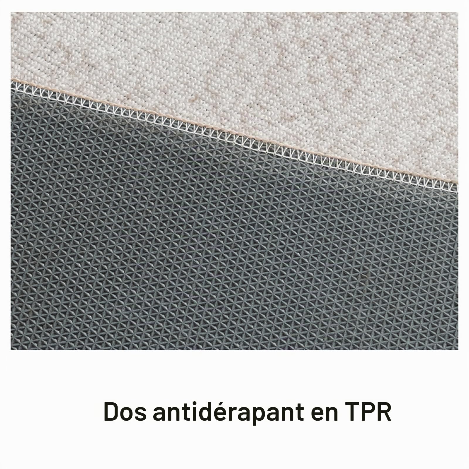Tapis de Chaise de Bureau Antidérapant TPR - Facile à Nettoyer, Pour les Sols en Bois Dur et en Carrelage