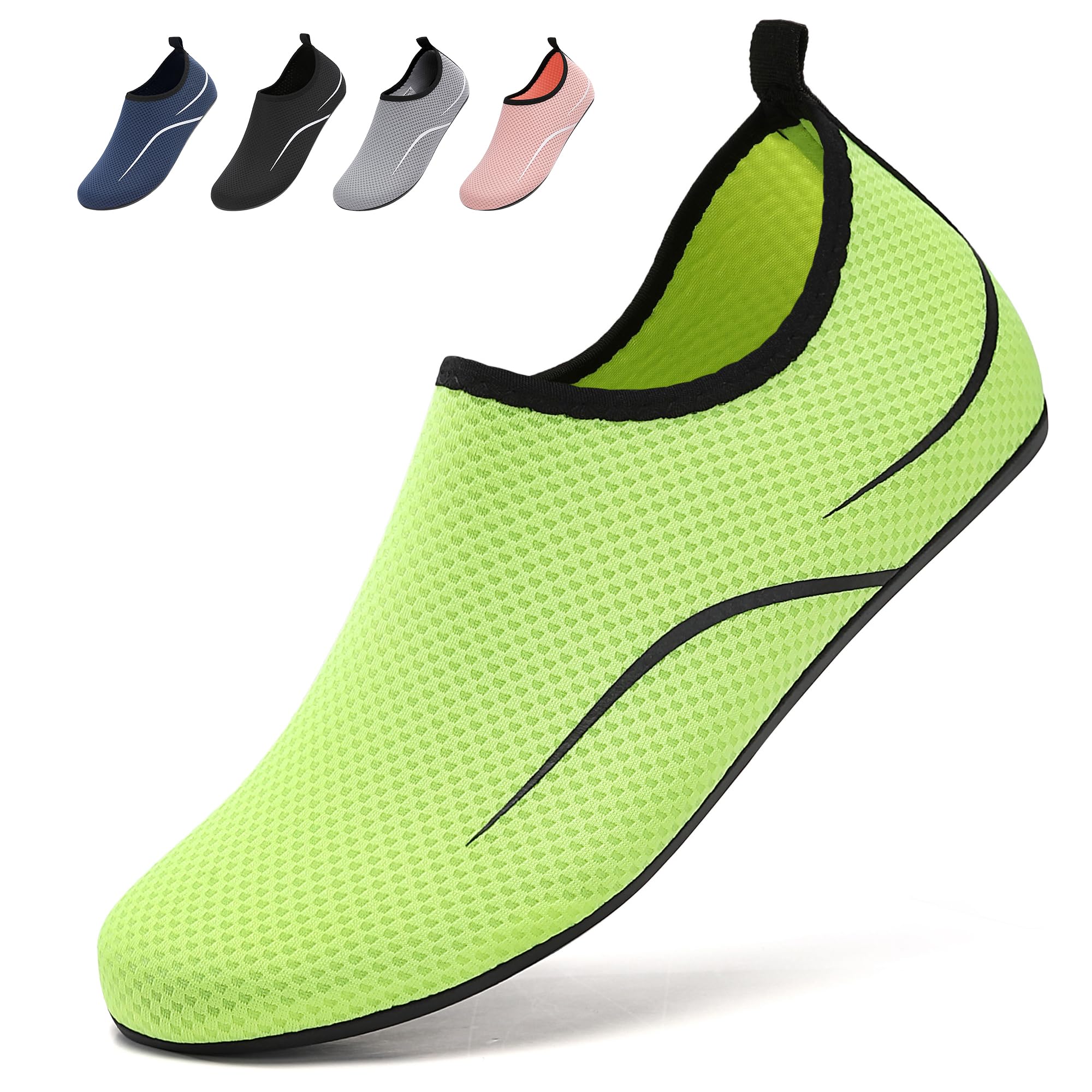 BARFULKER Schwimmschuhe Badeschuhe Damen Herren - Schnell Trocknend Wasserschuhe Leicht Strandschuhe Surfschuhe für Männer Frauen, Aquaschuhe für Pool Beach Yoga