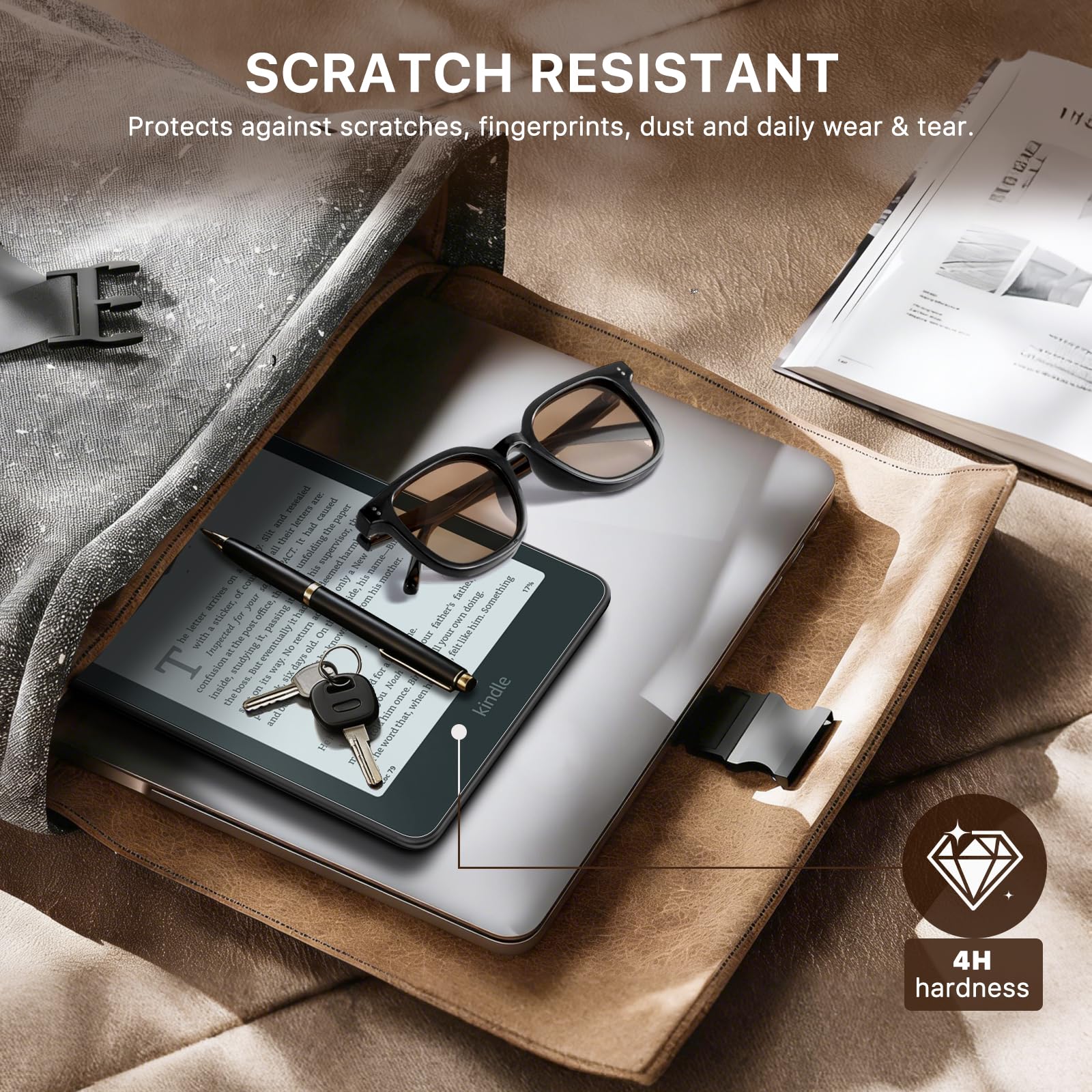 MoKo Pellicole Protettive Schermo Anti Luce Blu per Kindle Paperwhite 7" 12ª Generazione 2024 e Kindle Colorsoft Signature Edition