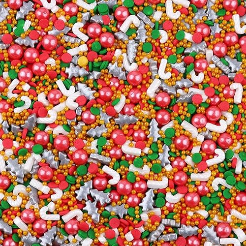 DecoraciĂłn comestible de Navidad Sprinkles para Cake Cupcake Topper (xmas001) DecoraciĂłn comestible de Navidad Sprinkles para Cake Cupcake Topper (xmas001)