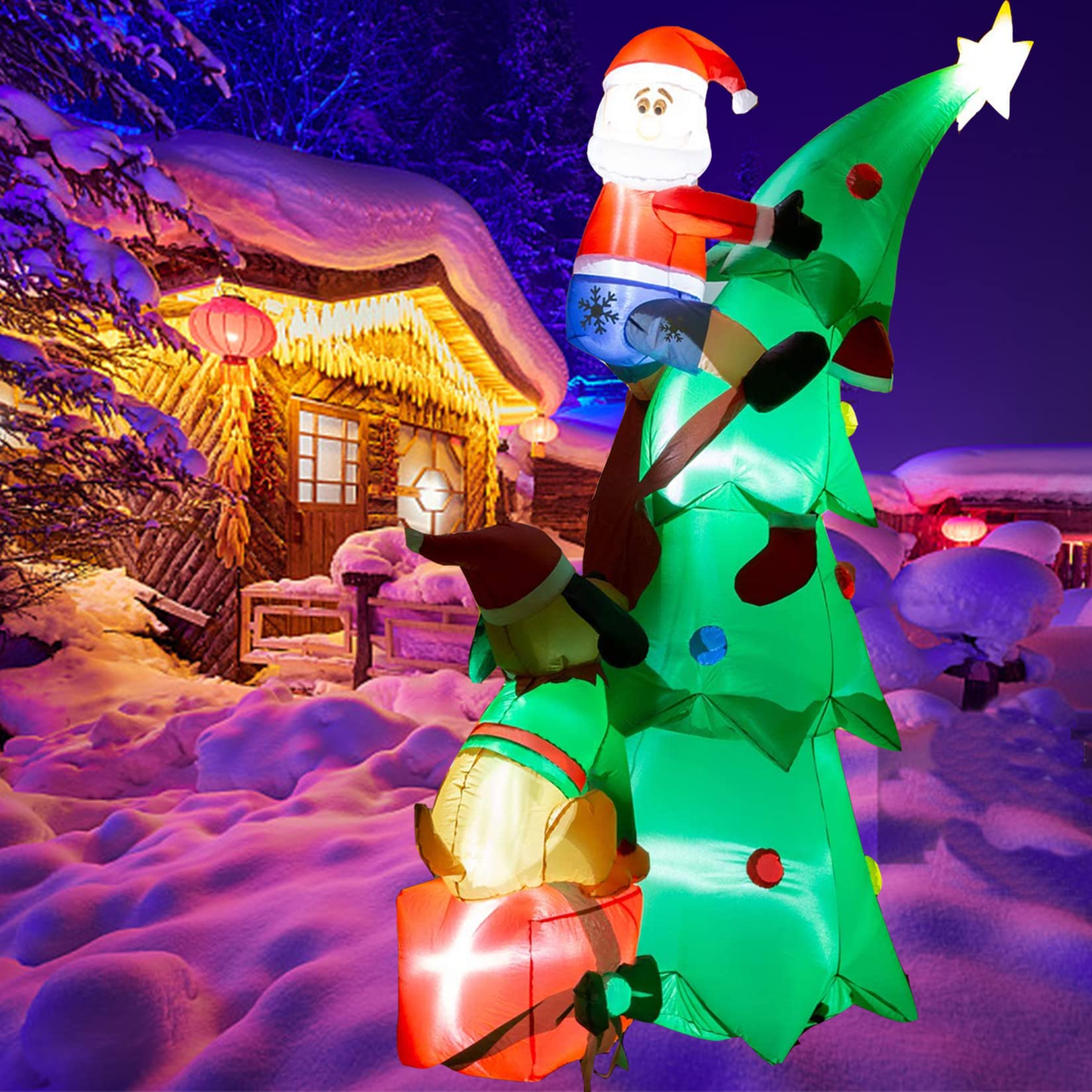 Funny Christmas Inflatable Christmas Tree, Blow Up Christmas Tree