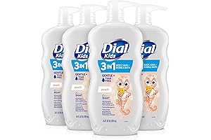 Dial Kids 3-in-1 Bodywash, Shampoo, and Bubble Bath: Pure and Gentle Care...