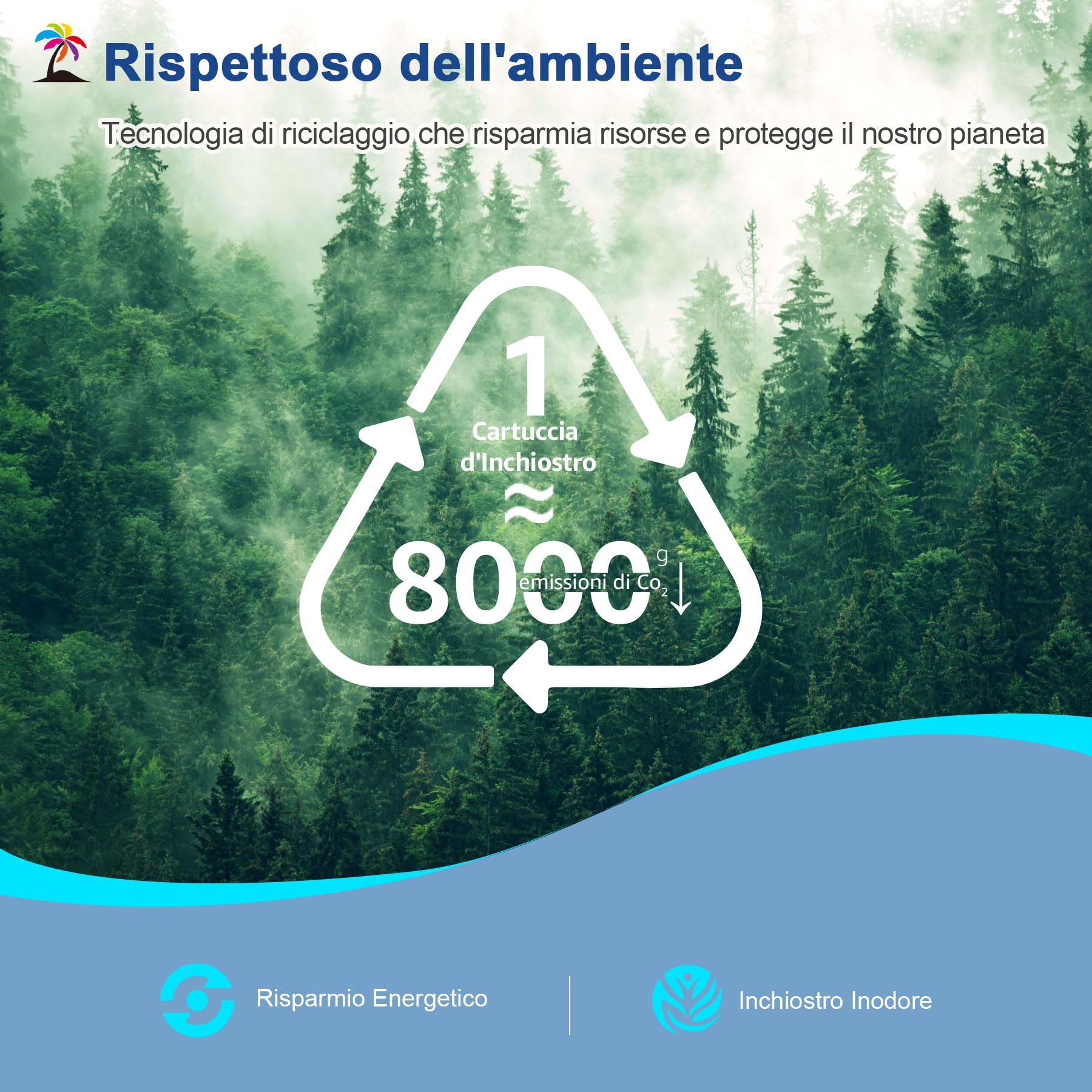 Palmtree 540XL 541XL Multipack Compatibile con Cartucce Canon 540 541 XL per Canon PIXMA MG3650s MG3650 MG3600 TS5150 TS5151 TS5100 MX535 MX475 MX395 Cartucce TS5150 PG540 Nero CL541 Colore - Vista 8