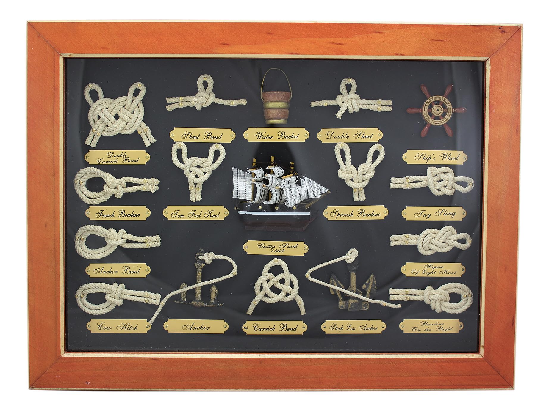 Sea-Club Knotboard behind glass