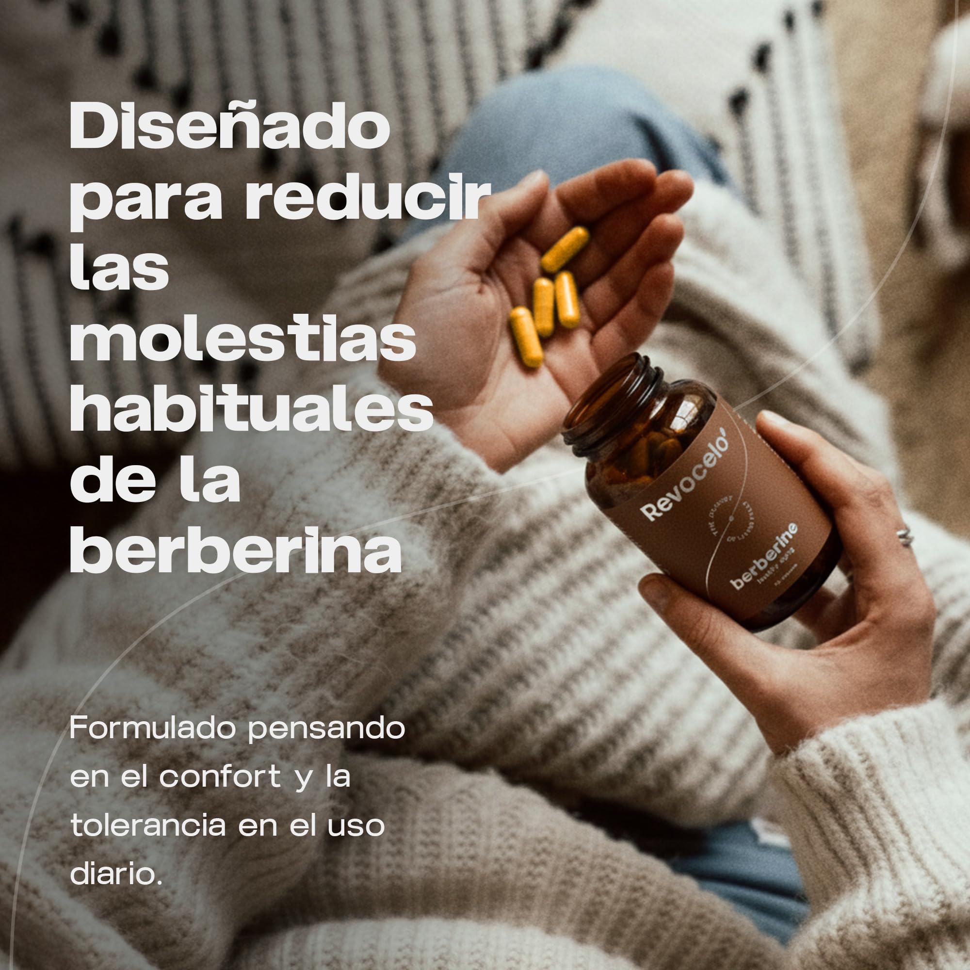 Fórmula de doble vía con absorción optimizada, berberina liposomal + DHB, apoyo al metabolismo con cromo y tiamina, cápsulas resistentes a los ácidos, diseñada para el uso diario, 2 meses
