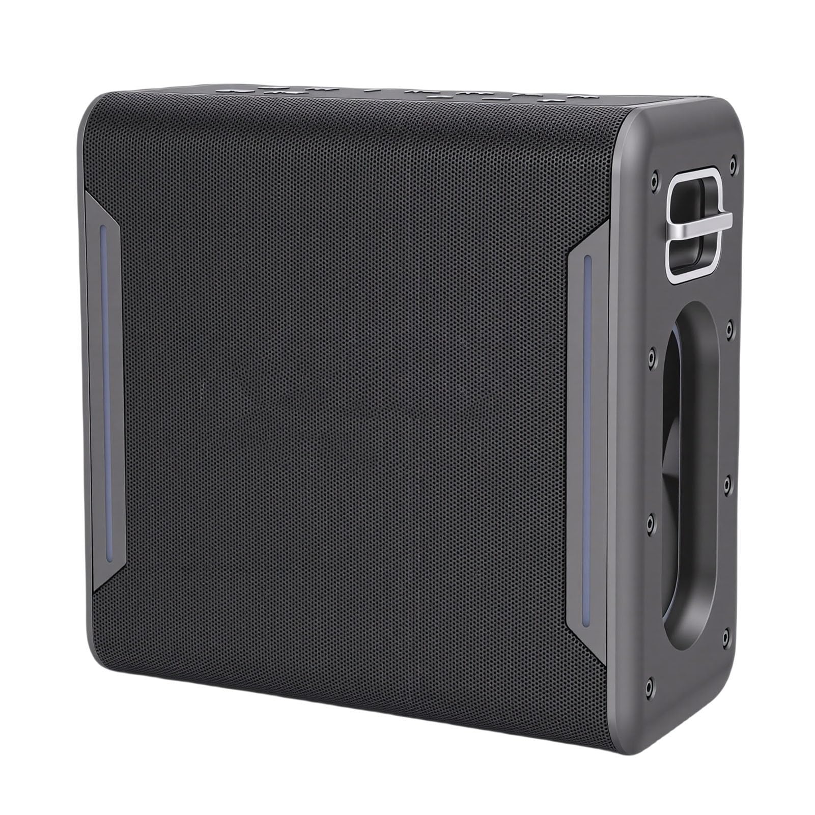 Máquina de Karaoke para Adultos y Niños, Altavoz Bluetooth Portátil con 2 Micrófonos Inalámbricos, Luces LED, PA Compatible con Tarjeta AUX USB TF, Ideal para Fiestas en Casa y Al Aire Libre