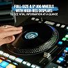 Controlador DJ profesional RANE FOUR con stems | Mezclador DJ de 4 decks, jog wheels de 8.5" con pantallas integradas, 16 pads, controles dedicados de stems, FX internos y Serato DJ Pro 7