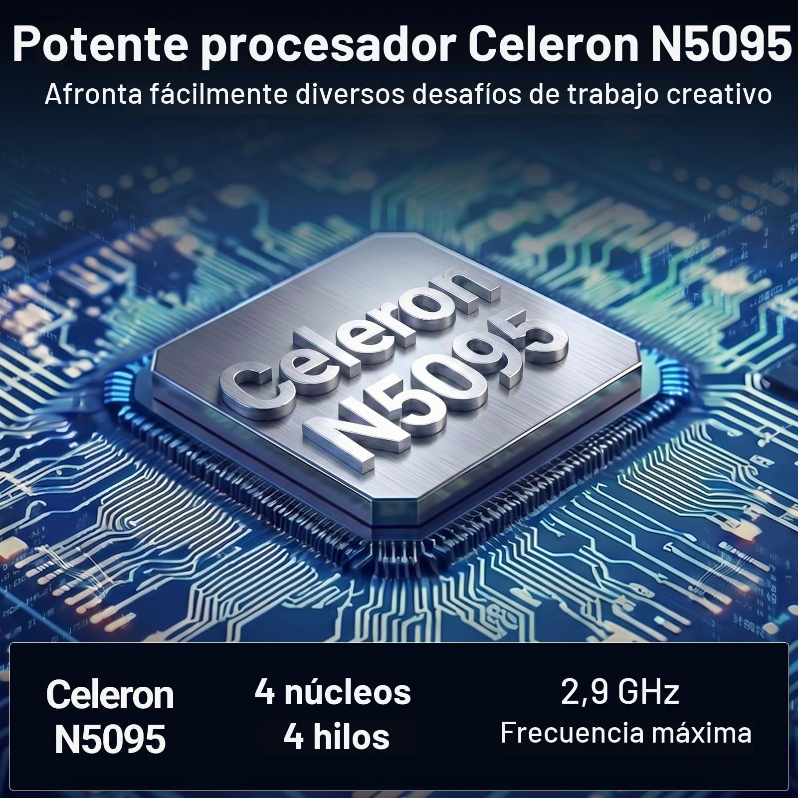 Ordenador Portátil 15.6 pulgadas con Celeron N5095 CPU, Win11 PC Portatil 16GB RAM 512GB SSD, Laptop FHD IPS 1080P Desbloqueo Huellas Dactilares/Teclado Retroiluminado WiFi5 BT4.2 Computadora Portátil