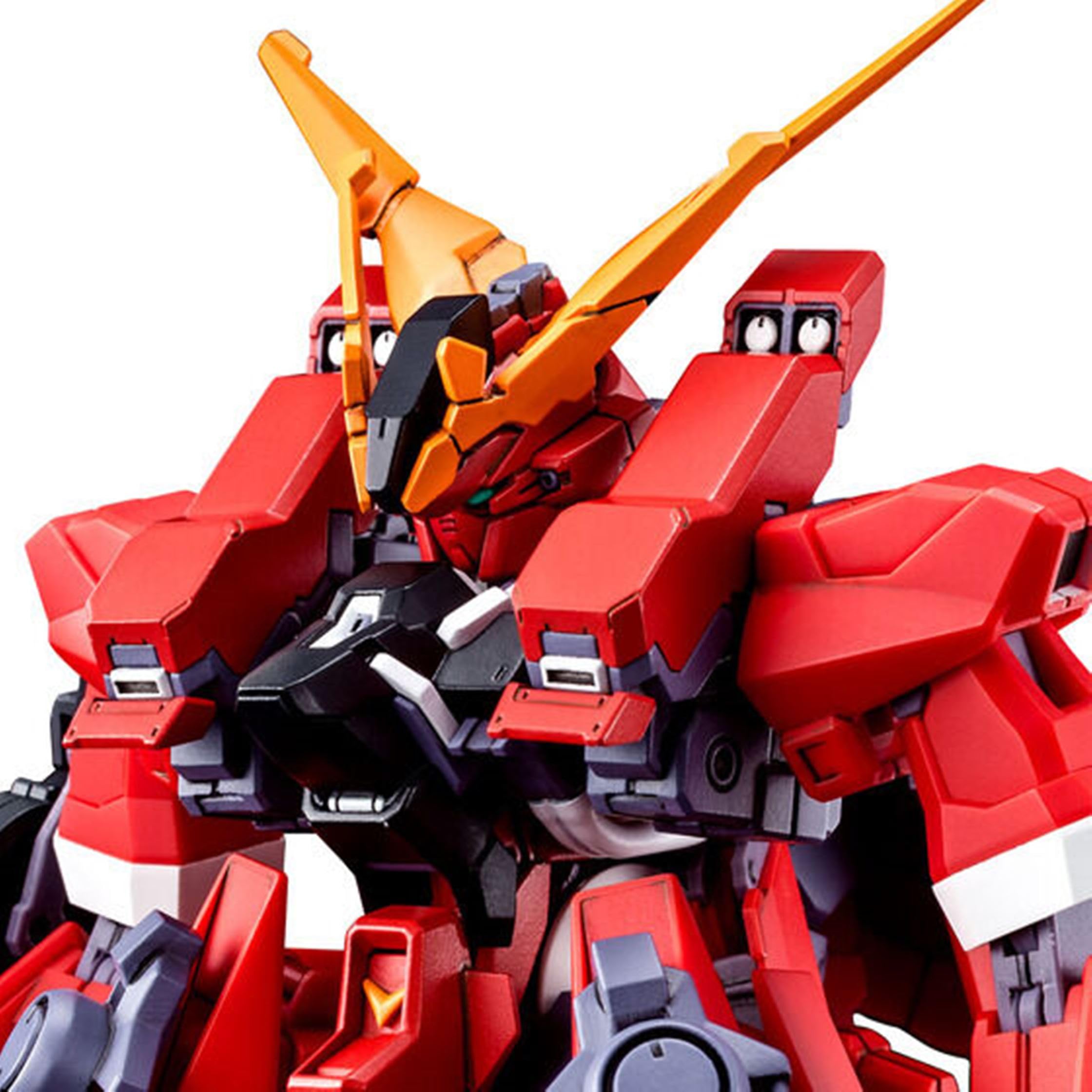 HG 1/144 Gundam TR-6 Burzam II - Kit Modèle Plastique A.O.Z RE-BOOT, Couleur Rouge, Compatible Avec Série HG, Armes Incluses