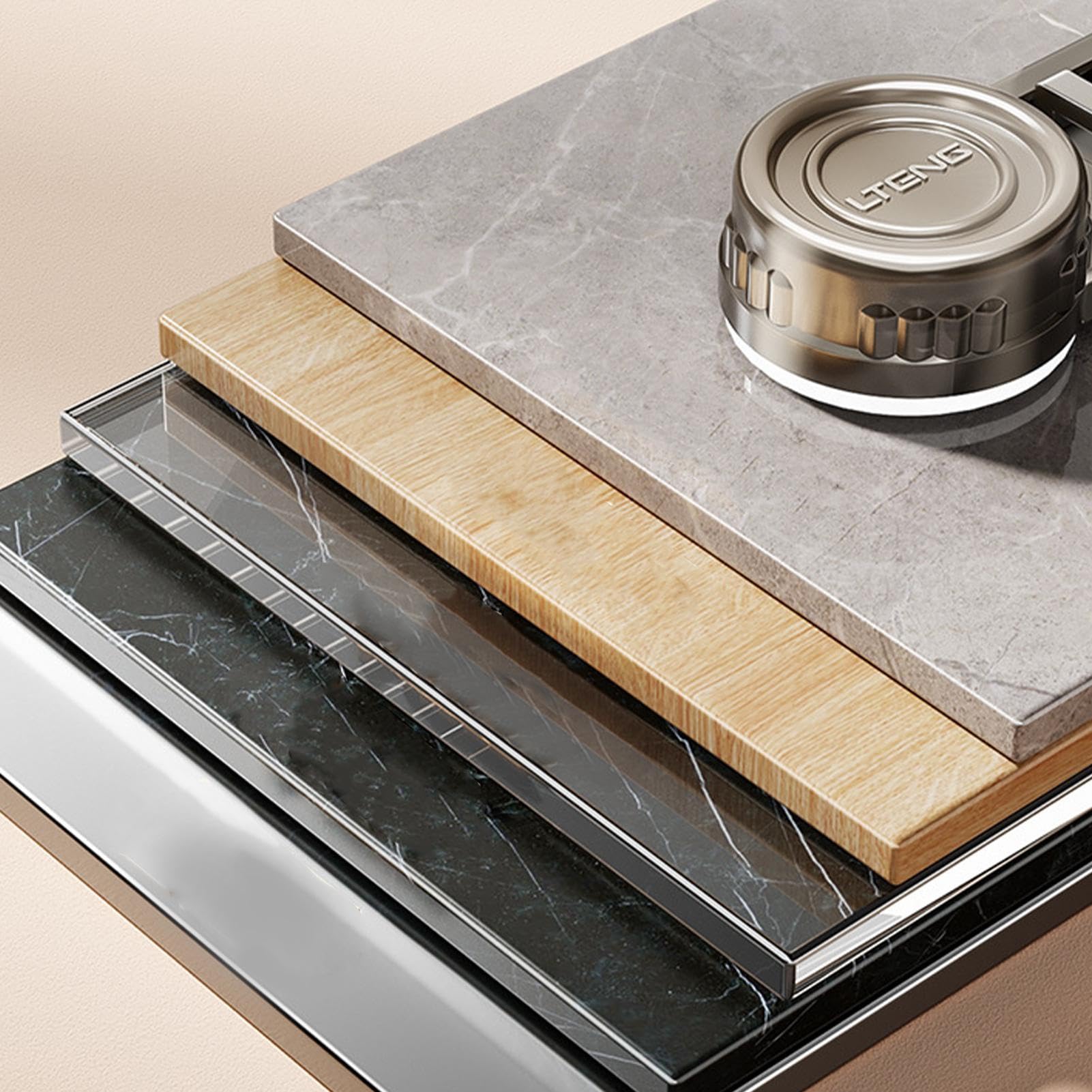 Mensola da parete multifunzione con 5 ganci per cucina e bagno, per riporre bottiglie e accessori, salvaspazio, decorazione per la casa