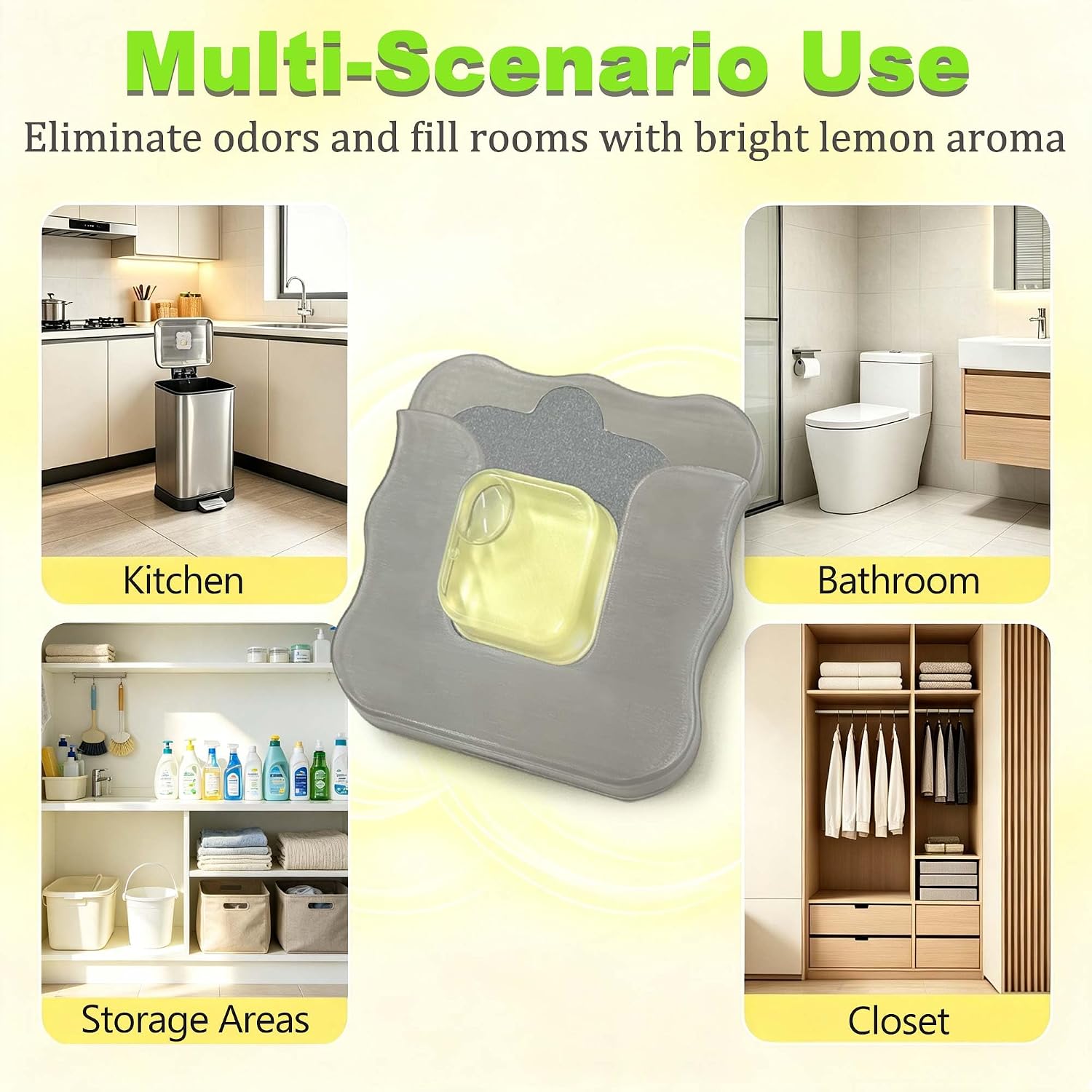 PurifyLogix Odor Eliminator Pod Starter Pack for EKO Steel Trash Can