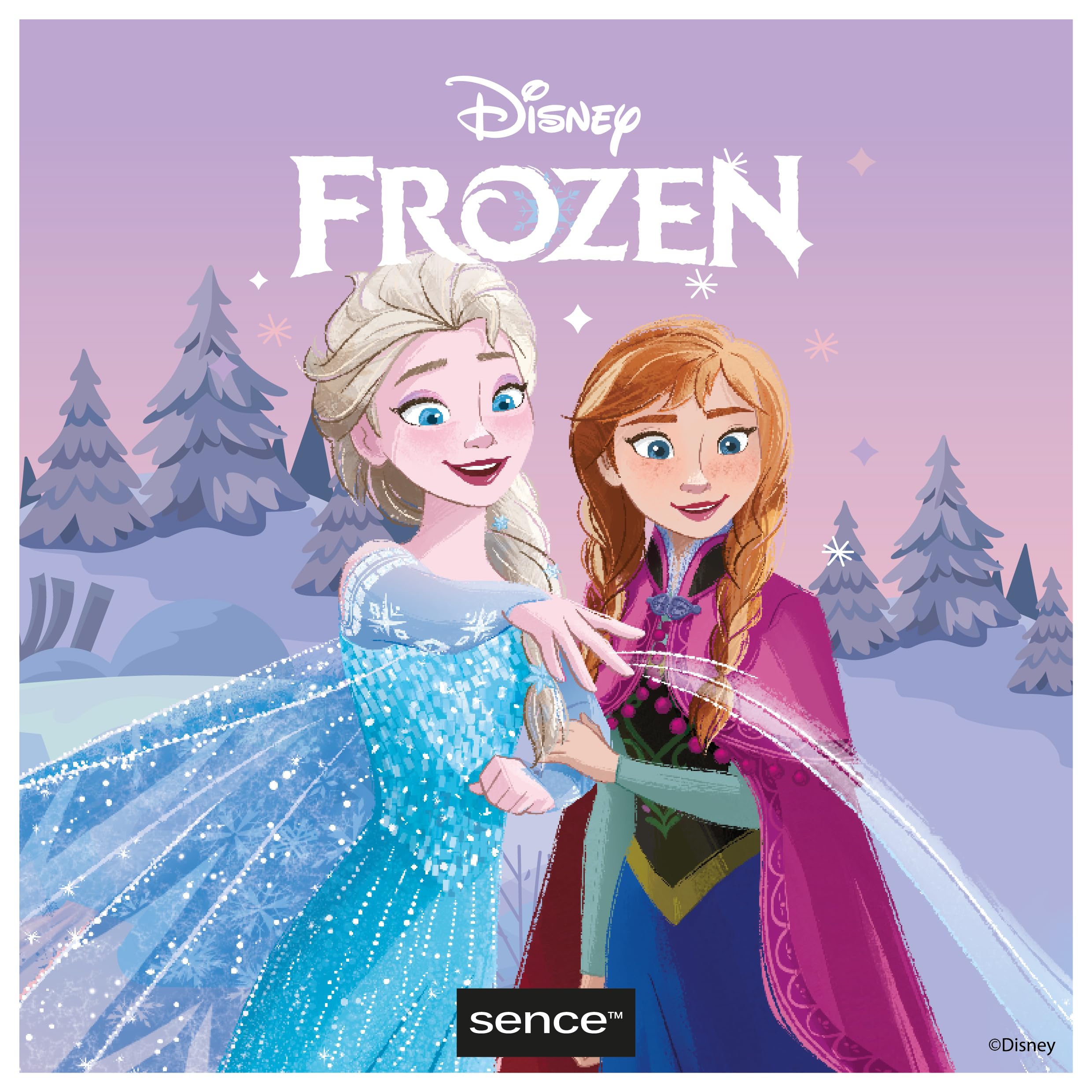 Disney Frozen Elsa & Anna Parfum spray do ciała Icy Vanilla, Vegan Beauty Body Mist, zapach pomysł na prezent, waniliowy spray do ciała Sence (1 x 100 ml)