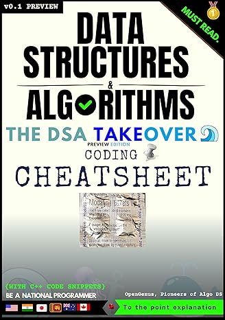 Data Structures and Algorithms: Coding Cheatsheet: The DSA Takeover ...