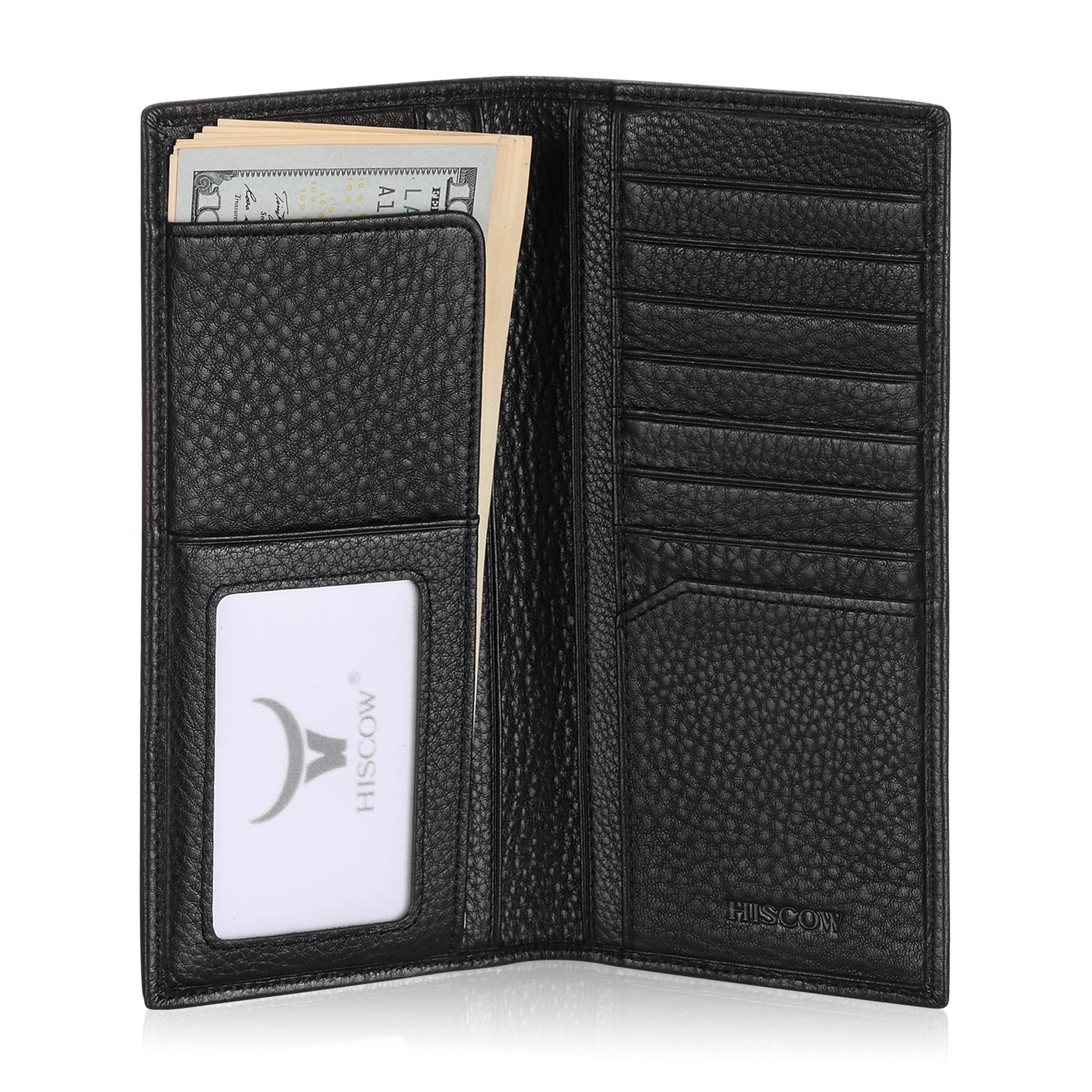 Swallow Cartera Para Hombre Rfid Cartera De Cuero Con Diseño De