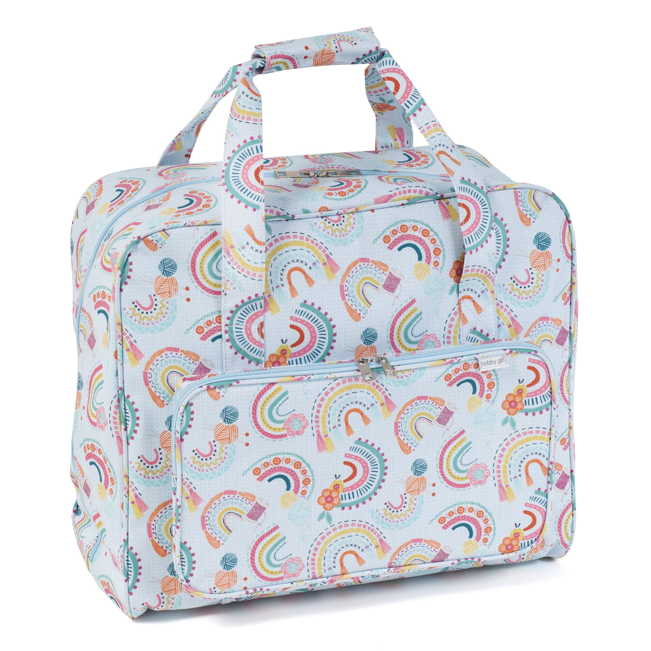 Hobby Gift Rainbow Sewing Machine Travel Carry Storage Bag,
