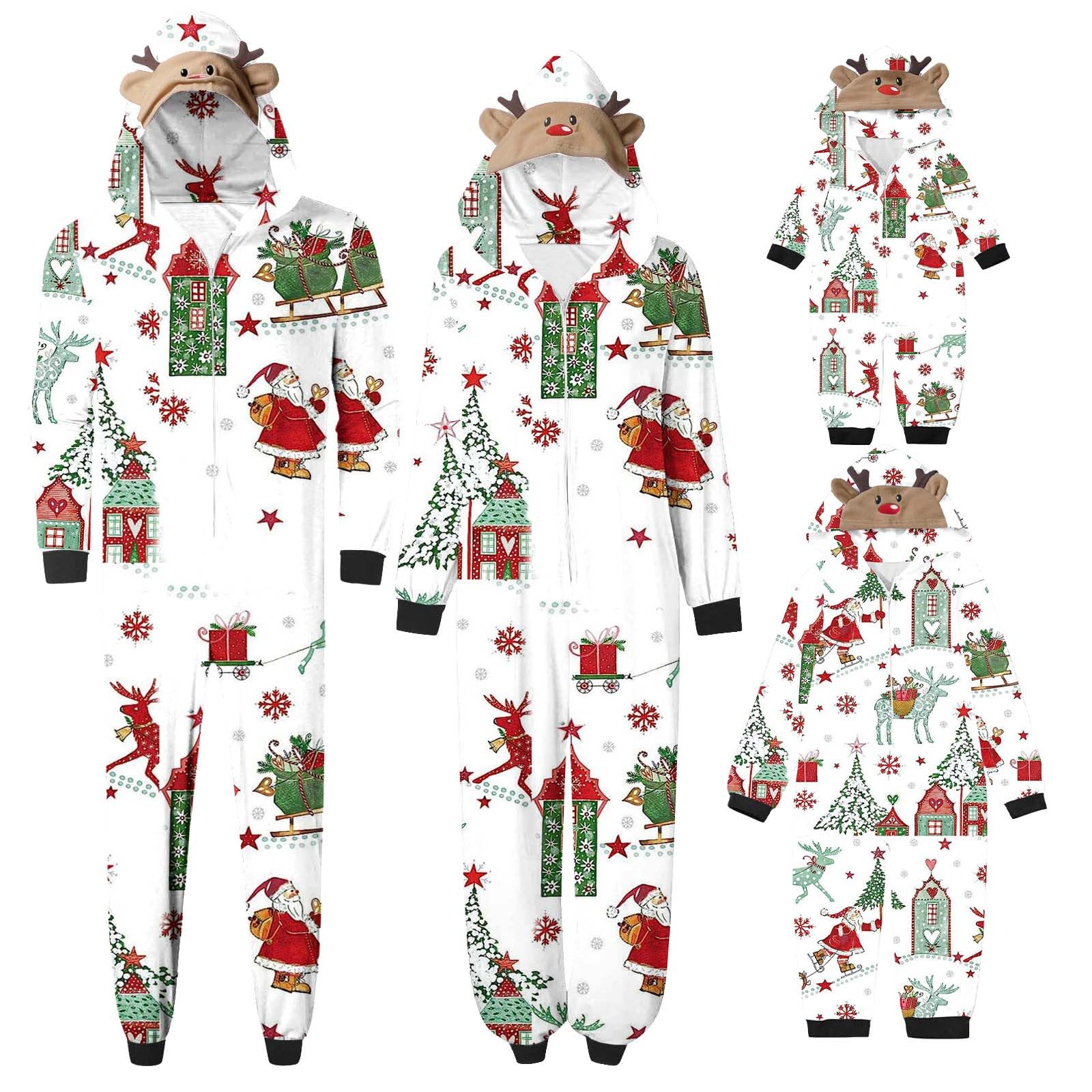 Matching Pajamas Sets for Family Christmas Halloween Holiday PJS Outfits Matching Pajamas Cute PJ Loungewear Sets 2023