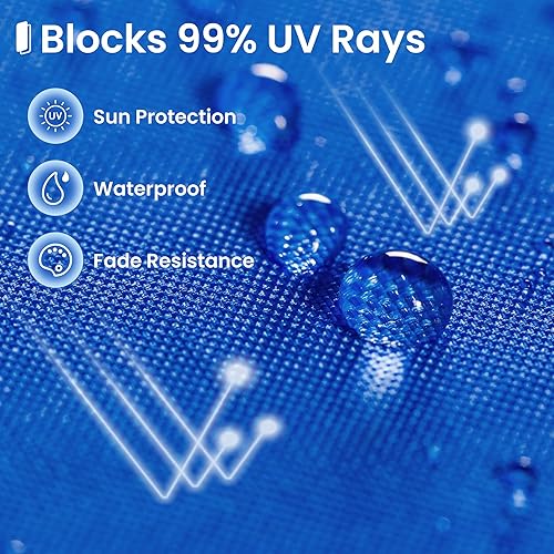 Miniatura 2 de Toldo desplegable para tienda de campaña de refugio instantáneo, parasol portátil para exteriores (azul claro, 10 x 10 pulgadas con paredes