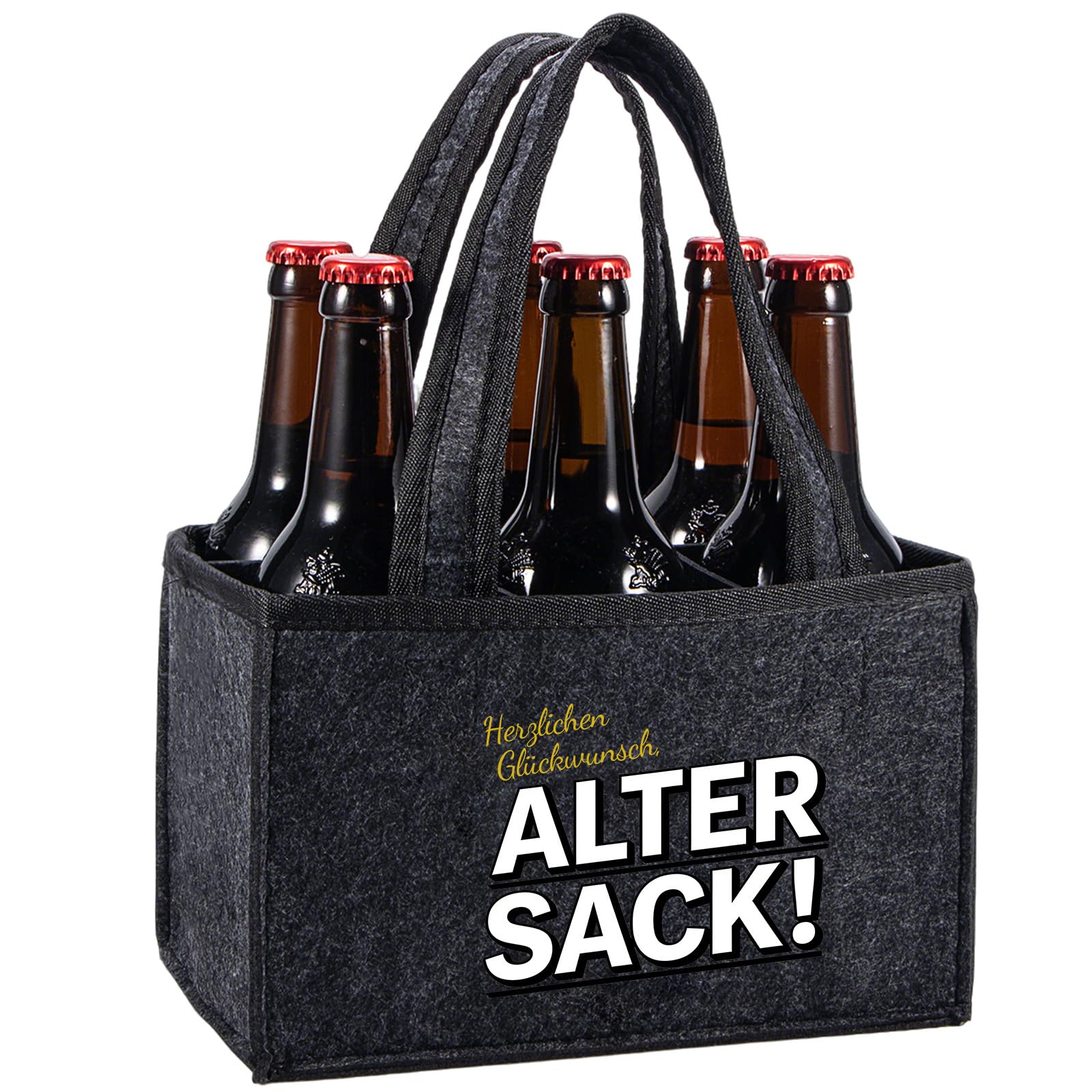 Senken Männerhandtasche Bier,Biergeschenke für Männer,Männergeschenke zum Geburtstag,Lustige Geschenke für Männer