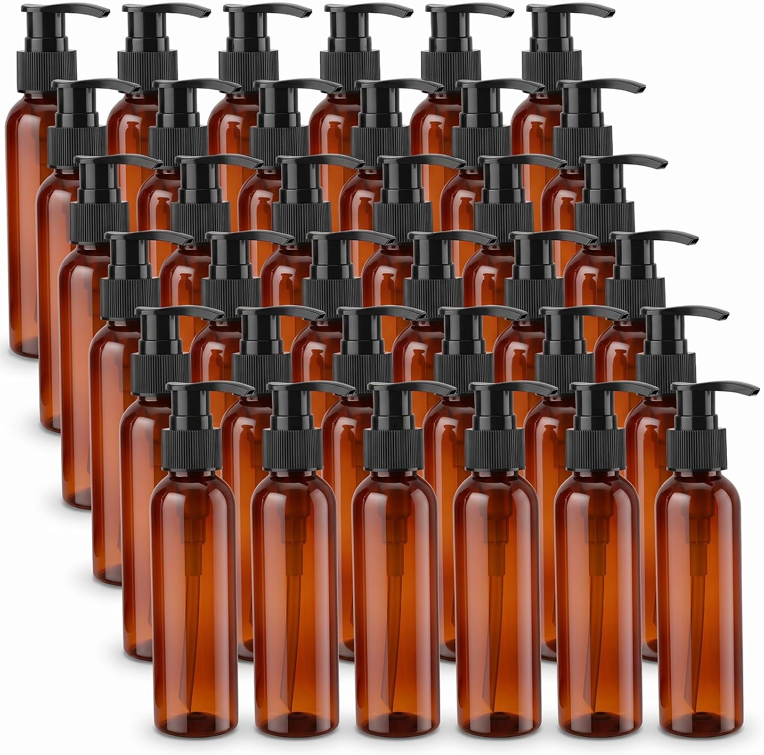 36 Pcs Lotion Bottle 4oz, Empty Refillable Pump Bottles
