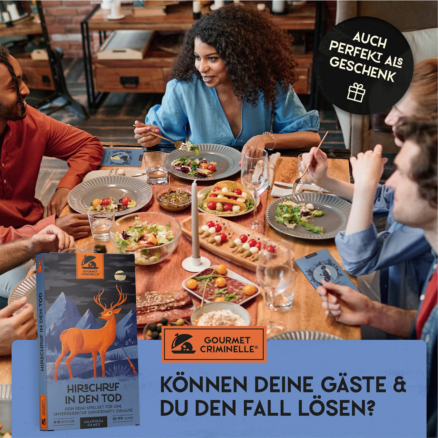 Gourmet Criminelle - Gioco Omicidio In Casa Per 4-6 Persone | Cena Criminale A Tema Invernale Con Audio E Indizi
